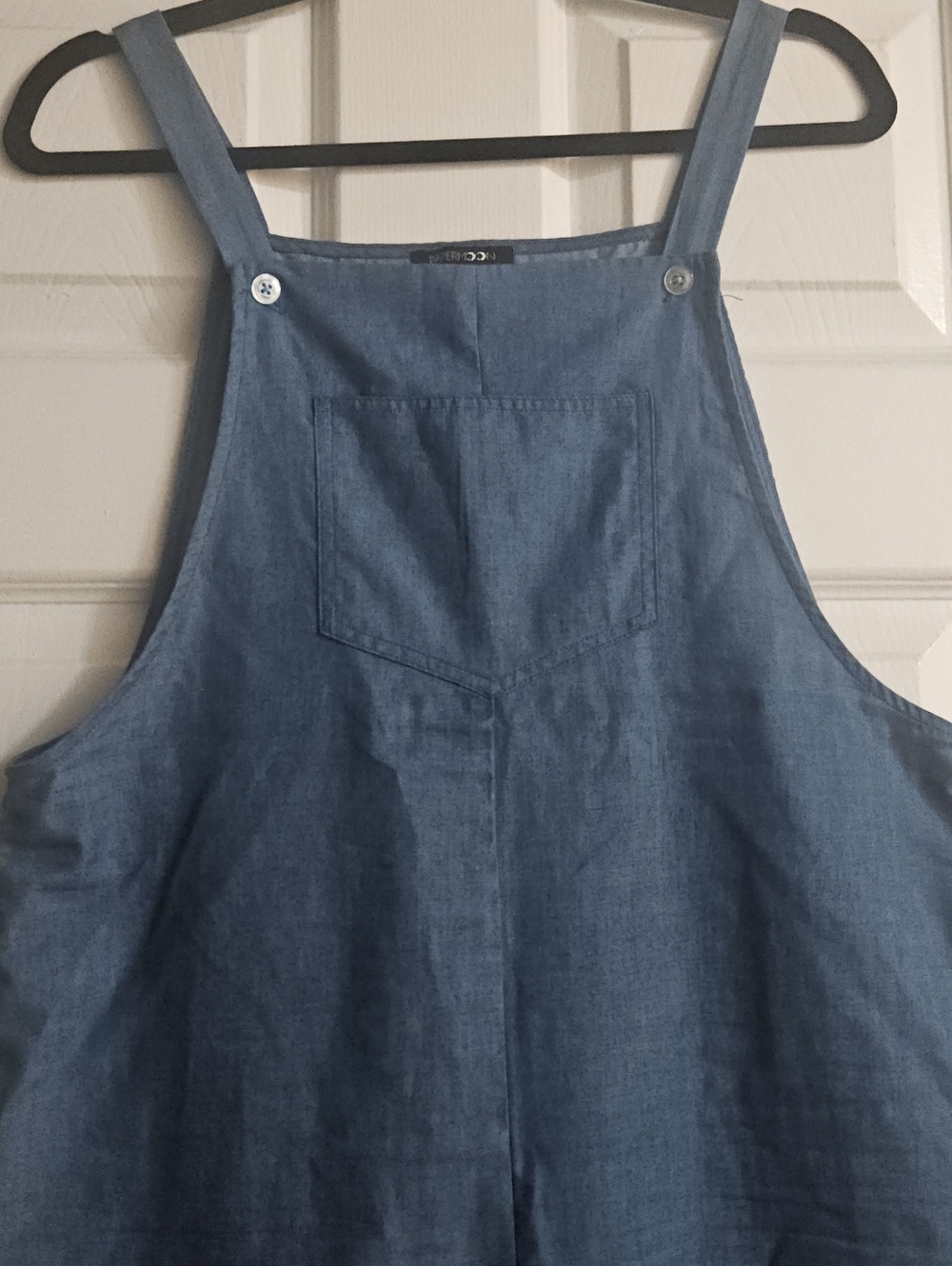 Casual Denim Overalls Jumper - Blue